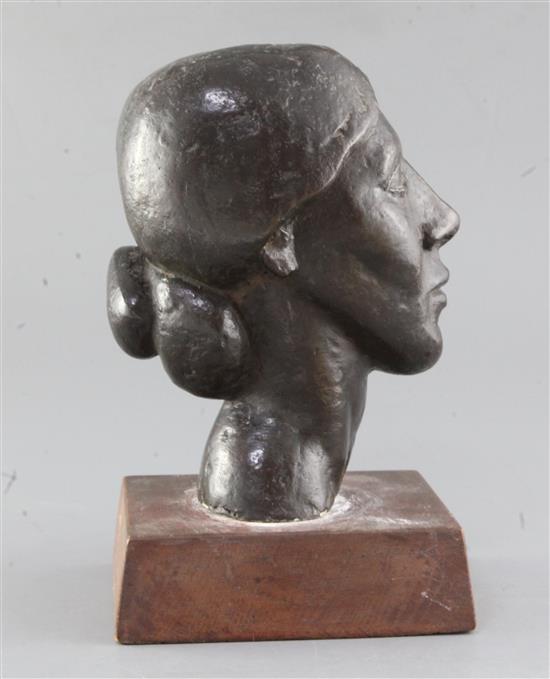 § Frank Dobson (1888-1963) Head of a woman, 8.25in. 10in overall